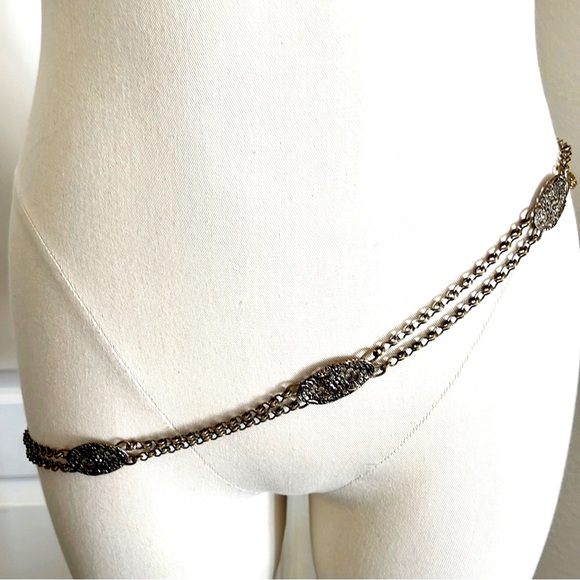 Accessories - Belt or Necklace / Filigree & Rose / Metal